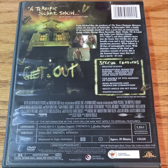 THE AMITYVILLE HORROR Special Edition on DVD - Picture 2 of 2